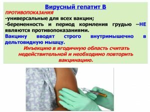 Противопоказания Прививка против гепатита В